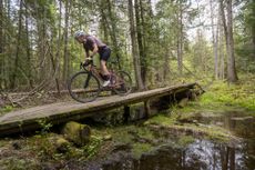 Rook riding with Van Rysel in Vermont